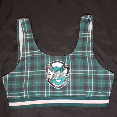 Soutien-gorge de sport Slytherin / crop top