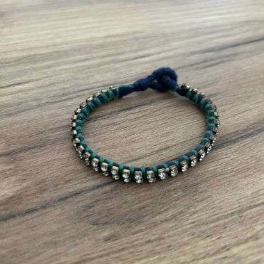 Bracelet de perles vertes d’abercrombie&fitch