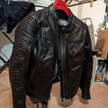 Veste moto Segura en Cuir