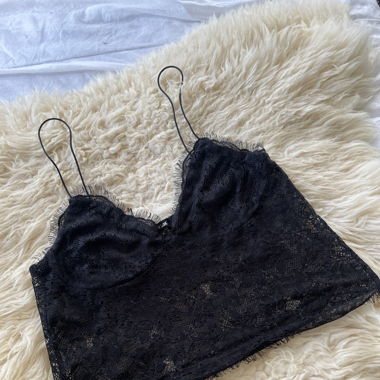 Lace crop top