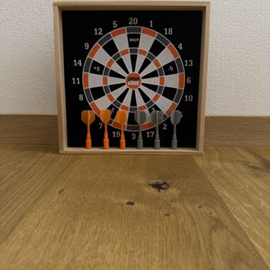 Wooden Tabletop Dartboard