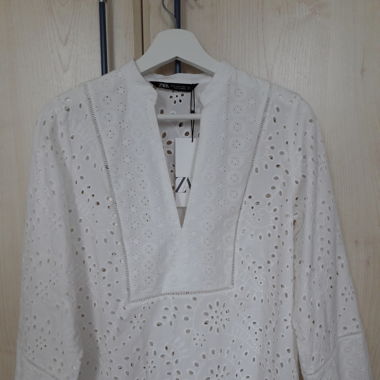 Bluse Zara weiss XS