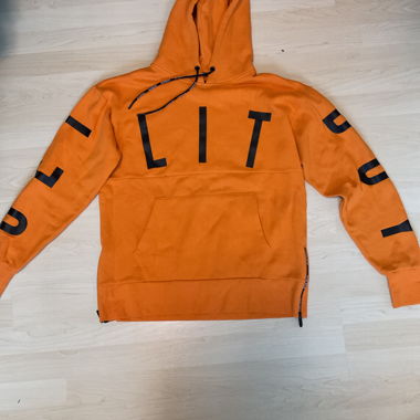 Black Squad Hoodie orange
