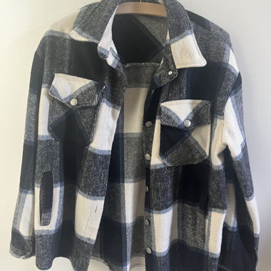 Karierte Übergangsjacke 