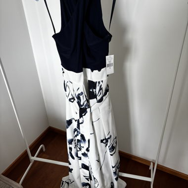 Lauren Ralph Lauren Evening Dress - Blue and White