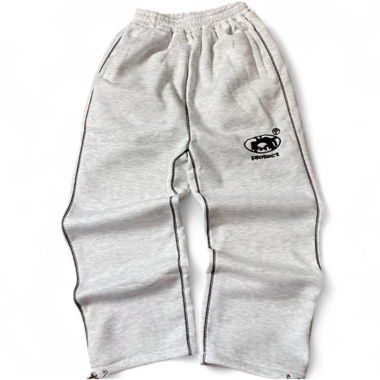 Y2k Protect Baggy Grey Sweatpants