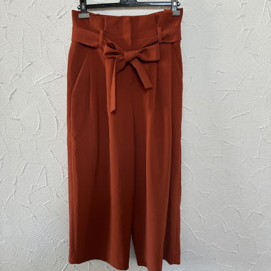Pantaloni arancioni a gamba larga COS
