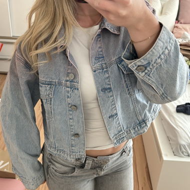 Veste en jean GAP Teen cropped XXL
