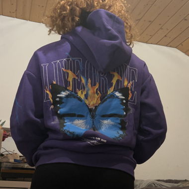Hoody with backprint