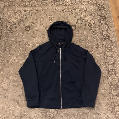 Veste à capuche Crivit bleu foncé