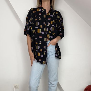 Chemise vintage imprimée