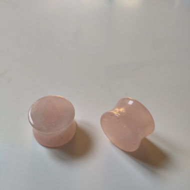Plugs Rosenquarz 