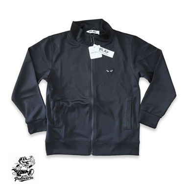 Comme des Garçons Play Zipper Nero, Taglia XS
