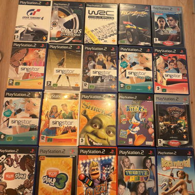 Lot de 20 jeux PS2