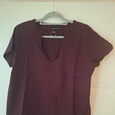 T-shirt bordeaux