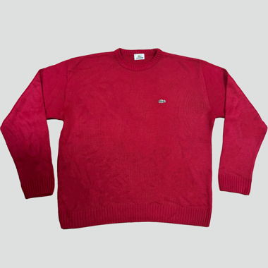 Lacoste knitted crewneck sweatshirt