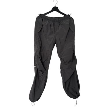 Grey parachute pants