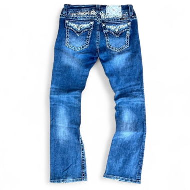 Jeans Miss Me Y2K Special a zampa in denim