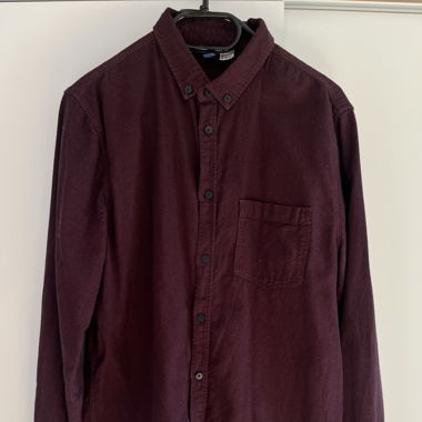 Burgundy Long Sleeve Shirt