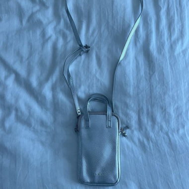 Silver small bag, cross body