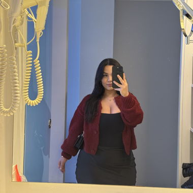 Bordeauxfarbene ASOS Cardigan-Weste