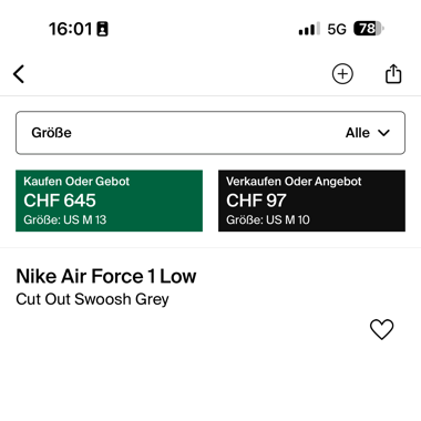 Nike Air Force Grey