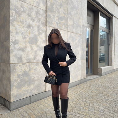 Veste de créateur élégante de Norma Kamali