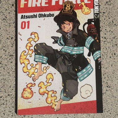 Fire Force manga volumes 1,2,3