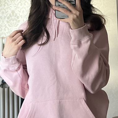 Felpa Rosa Pastello