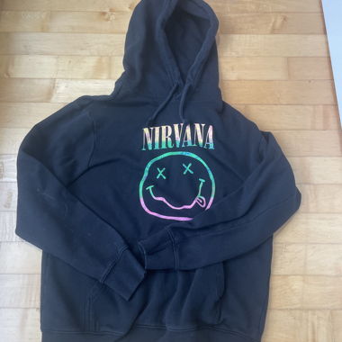 Hoodie noir Nirvana