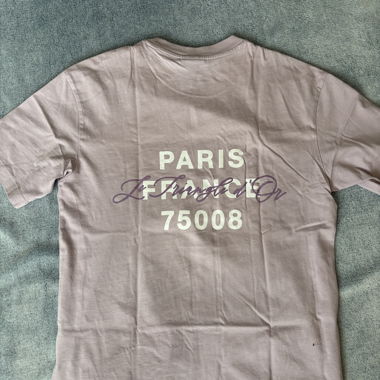 Light Pink T-shirt with Paris Print