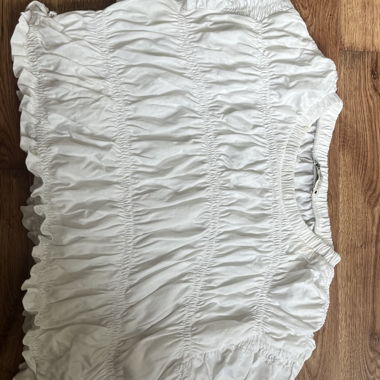 Top Bianco Arricciato