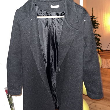 Manteau en laine foncée