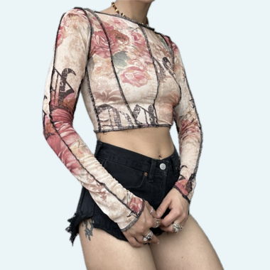 Tattoo Crop-Top