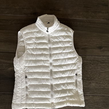 Gilet imbottito bianco