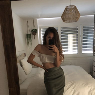silk skirt