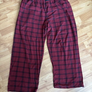Pantaloni del pigiama Calvin Klein rossi a quadri