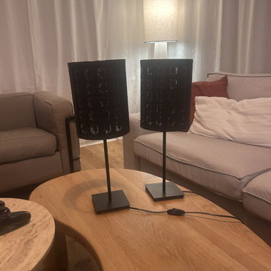 Lot de 2 lampes de chevet