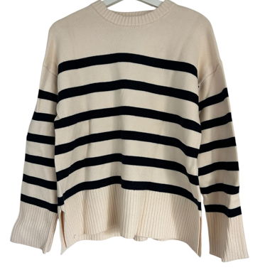 Pull en maille à rayures Zara