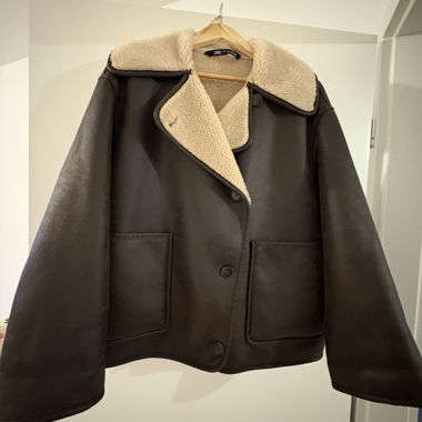 Giacca Zara in shearling