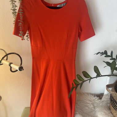 Hallhuber summer dress orange
