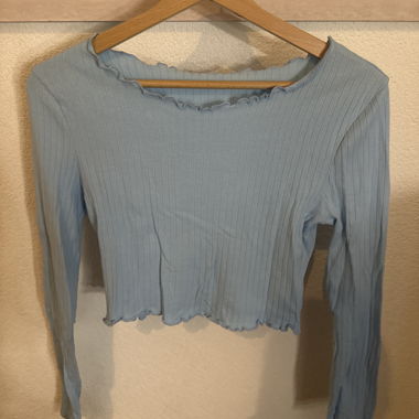 crop top langarm 