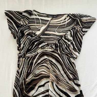 y2k brownish top