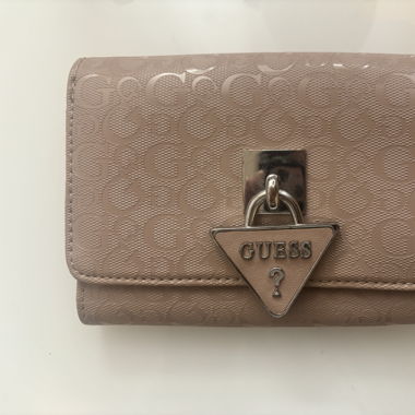 Guess Portemonnaie Rosa Silber