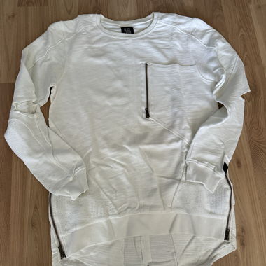 Weisse Jacke Black Kaviar