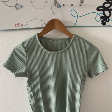 Türkises Crop Top