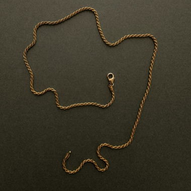 Collier en argent doré 925 