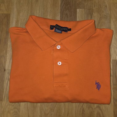 U.S. Polo Herren Classic fit-Orange-Grösse L