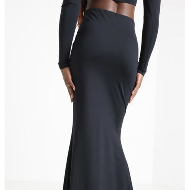 Longue jupe noire Missue