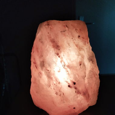 Salzstein Lampe 